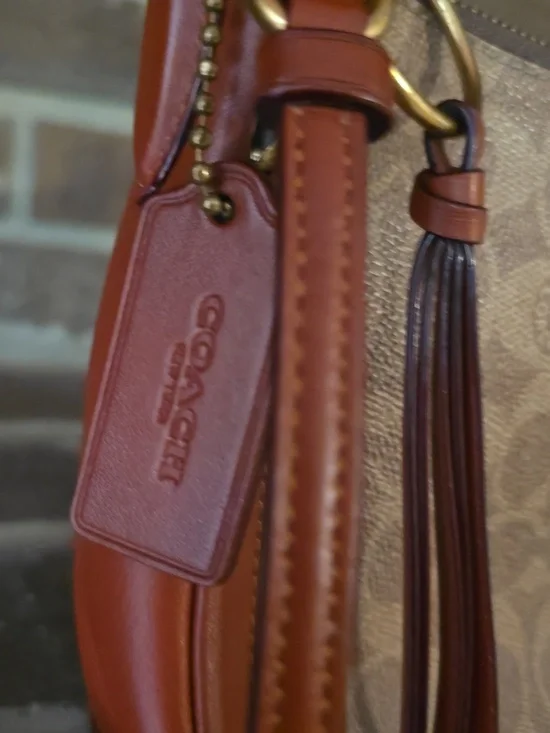 COACH Sutton Crossbody in Signature Canvas TAN - Picture 2 of 11